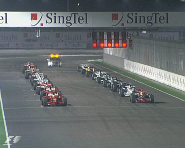 GP Singapur 2008: Carrera en directo