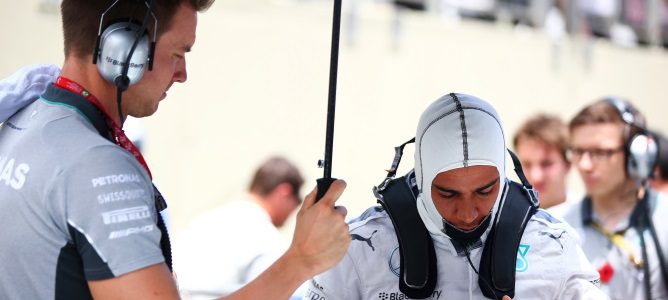 Lewis Hamilton: "No creo que haya cometido ningún error este año"