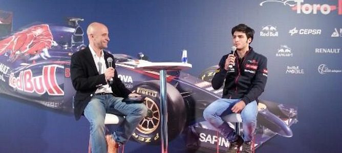 Presentación de Carlos Sainz como piloto de Toro Rosso en Madrid