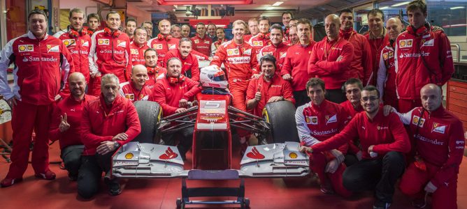 Sebastian Vettel tras llegar a Italia: "Pilotar el coche y conocer al equipo ha sido una experiencia única"