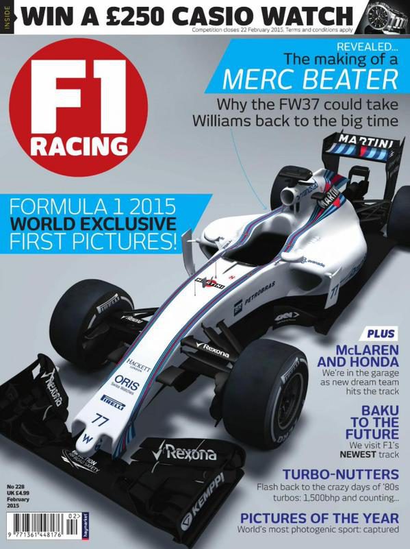 El nuevo Williams FW37 de 2015 sale a la luz