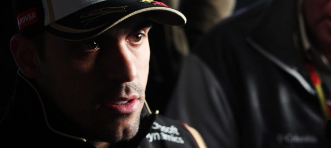 Pastor Maldonado está contento con el Lotus E23: "Las sensaciones son buenas"