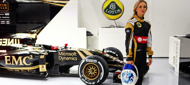 Carmen Jordá ya es piloto de desarrollo del equipo Lotus