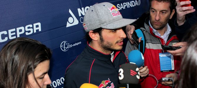 Sainz contento con las mejoras del STR10: "Nada más salir me ha dado sensaciones muy positivas"