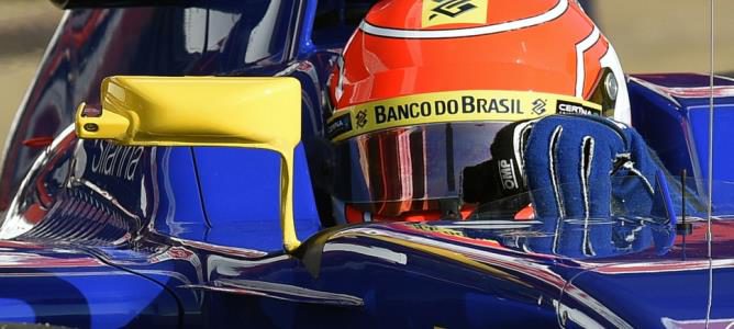 Felipe Nasr al frente de la segunda mañana de test de la segunda ronda en Barcelona