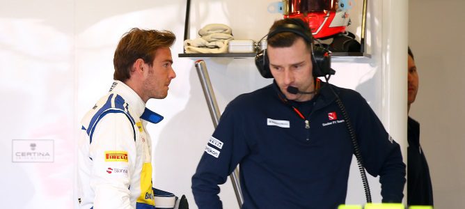 Giedo van der Garde, contento, viste ya los colores de Sauber en Australia