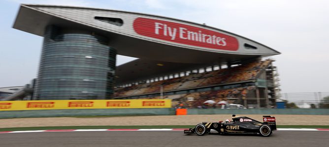 Romain Grosjean: "Estoy contento de vernos dentro del 'top 10'