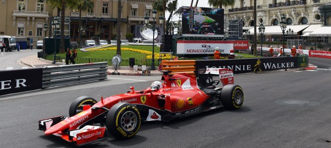 Sebastian Vettel sorprende al marcar el mejor tiempo en los Libres 3 del GP de Mónaco 2015