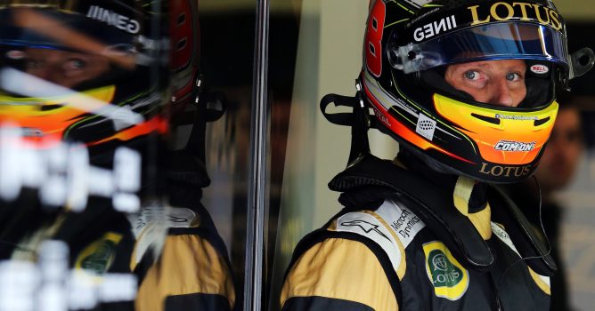 Romain Grosjean: "Cuando el coche volvió al box quise ayudar a mi equipo"