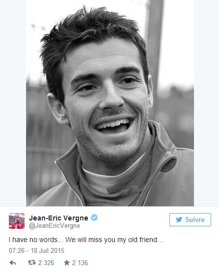 Los pilotos se despiden de Jules Bianchi en las redes sociales