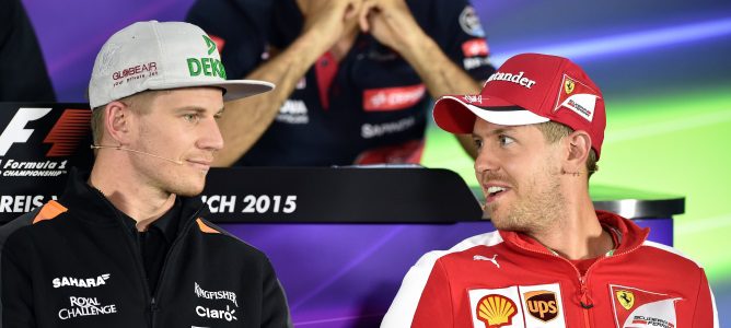 Nico Hülkenberg y Sebastian Vettel serán compañeros este año en la Race of Champions