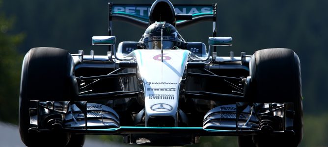 Nico Rosberg líder de unos Libres 1 del Gran Premio de Bélgica más ajustados que de costumbre