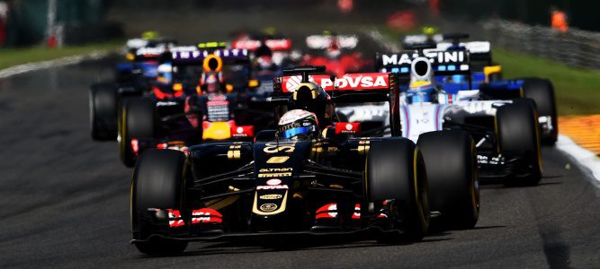 Romain Grosjean: "He pilotado con el corazón y he empujado al 100%"