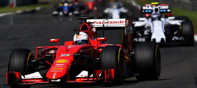 Sebastian Vettel: "No ha sido un pinchazo, el neumático ha explotado"