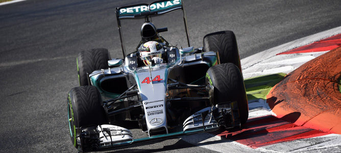 Lewis Hamilton no cede y continua líder en la tercera sesión de libres del GP de Italia 2015