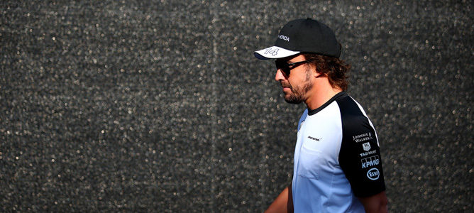 Fernando Alonso: "En Monza será algo parecido a Spa, rodaremos en la parte de atrás"