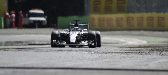 Lewis Hamilton llega a Singapur: "Un pequeño error y estás en el muro"