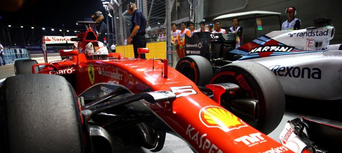 Sebastian Vettel brilla y logra una insultante pole en el GP de Singapur 2015