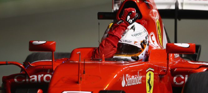 Sebastian Vettel: "El coche ha sido fantástico, he podido controlar la distancia hasta el final"