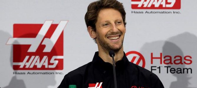 Romain Grosjean primer piloto confirmado de Haas F1 para 2016