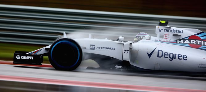 Valtteri Bottas: "La decisión de poner slicks no fue buena, pero tampoco importó"