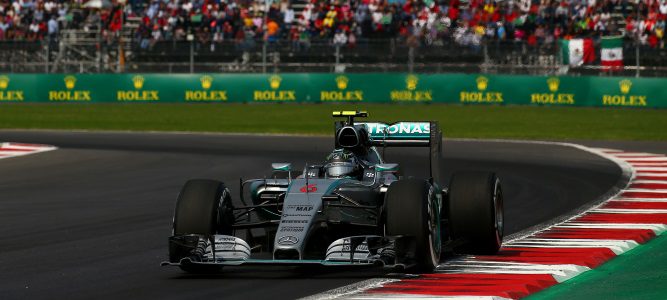 Nico Rosberg completa un GP excepcional y se lleva la victoria en México.