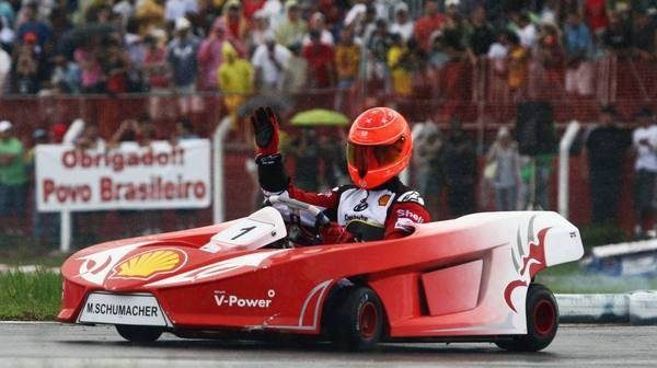 Barrichello gana a Massa... en los karts