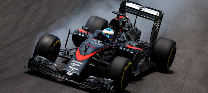 Fernando Alonso tras su problema en la Q1 de Brasil: "La fiabilidad sigue siendo un problema"