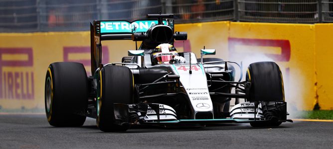 Lewis Hamilton a la cabeza de los libres 1 del GP de Australia 2016