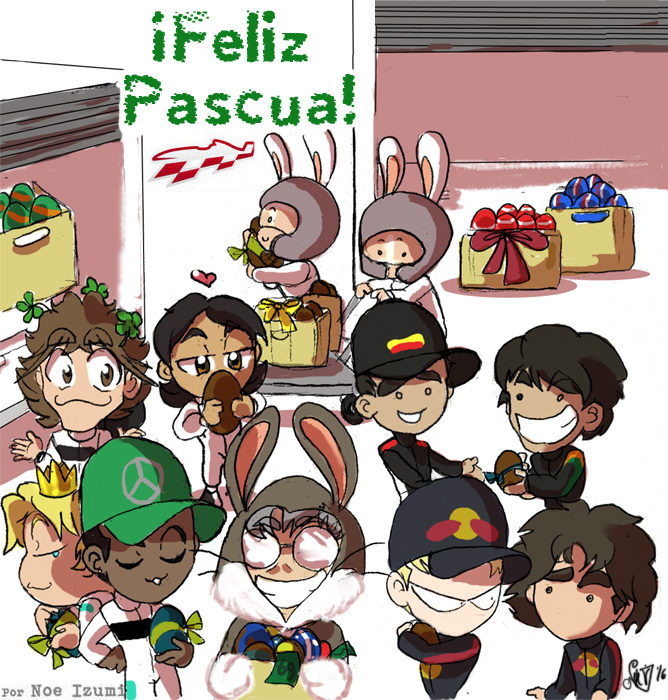 Los Chibis (189): ¡Feliz Pascua!