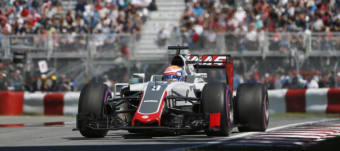 Romain Grosjean: "Estoy muy contento con el equilibrio del coche"