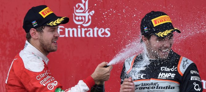 Sergio Pérez contento: "Sabía que el podio era posible"