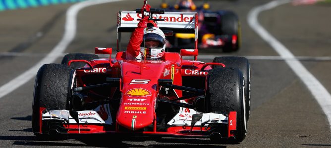 Sebastian Vettel: "Tengo un dulce recuerdo de la victoria en Hungría 2015"