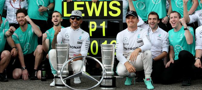 Toto Wolff: "Ahora mismo, Nico Rosberg está al mismo nivel que Lewis Hamilton"