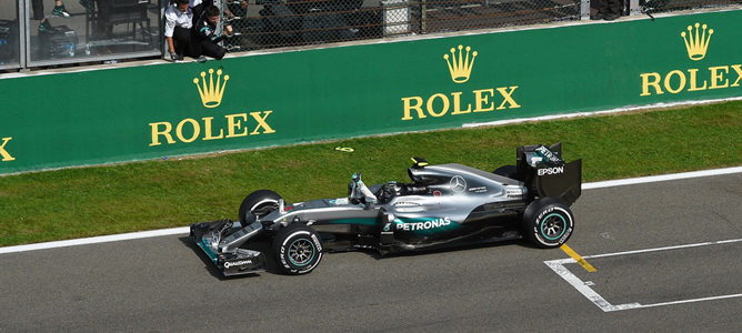 Nico Rosberg: "Estoy muy feliz de ganar aquí en Spa"