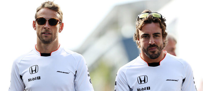 Jenson Button: "Aún estamos un poco por detrás en potencia"