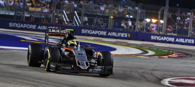 Sergio Pérez brilla en Singapur: "Ha sido una de mis mejores carreras en la Fórmula 1"