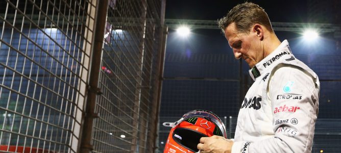 Michael Schumacher todavía no puede caminar ni con la ayuda de sus terapeutas