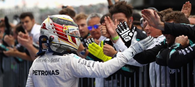 Lewis Hamilton: "Voy a sacar el máximo de las cuatro carreras restantes"