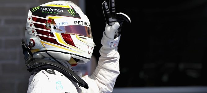 Novena pole del año para Lewis Hamilton: "Es una buena recompensa para el equipo"