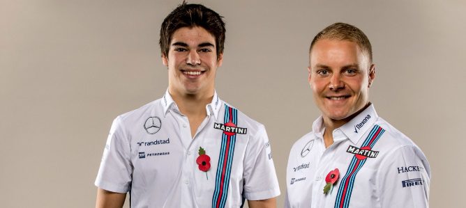 Valtteri Bottas y Lance Stroll, pilotos titulares del equipo Williams para 2017