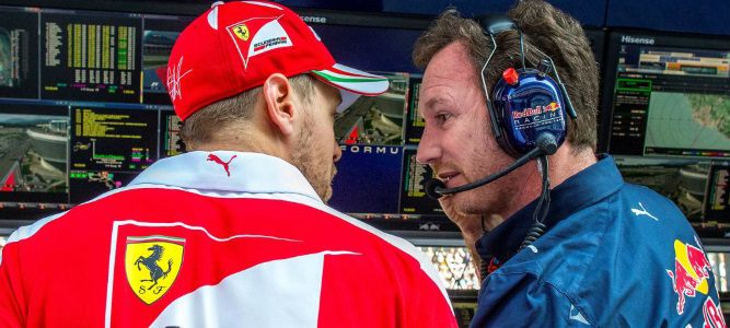 Christian Horner, sobre las palabras de Vettel por radio: "Con nosotros no era así"