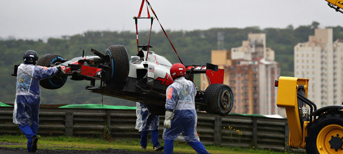Romain Grosjean: "Ni siquiera iba a tope, fue mala suerte"