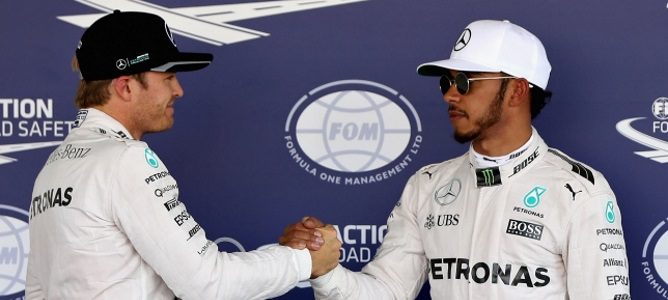 Hamilton y Rosberg se preparan para el GP de Abu Dhabi con el Mundial en juego