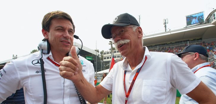 Toto Wolff y Dieter Zetsche