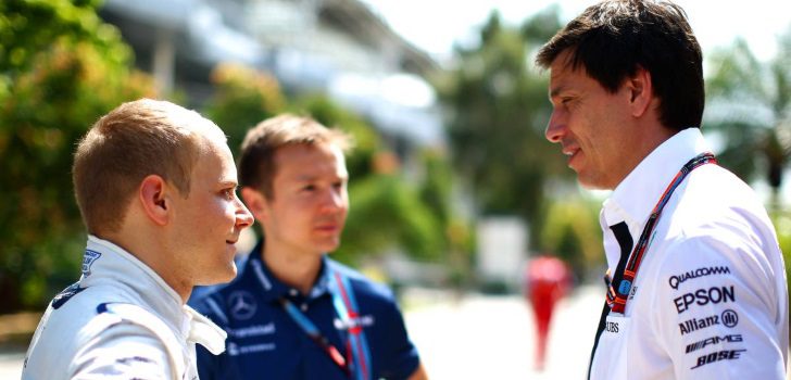 Valtteri Bottas y Toto Wolff