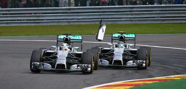 Hamilton y Rosberg