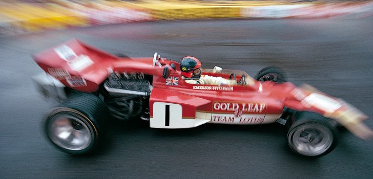 Emerson Fittipaldi en el GP Mónaco 1971