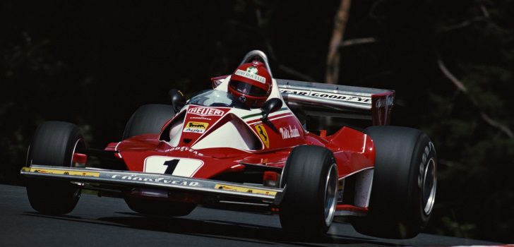 Niki Lauda en el GP Alemania de 1976