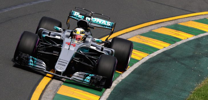 Lewis Hamilton en Melbourne